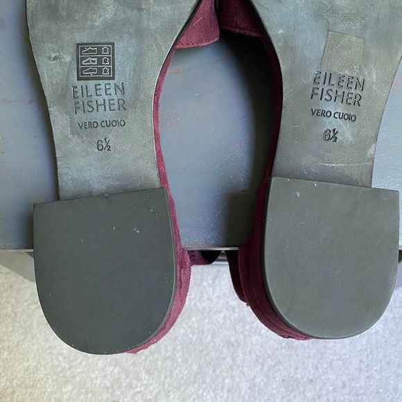 EILEEN FISHER Women Hutton Suede Flat Pumps - NEW NWOB - Picture 10 of 10